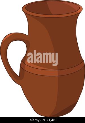 vector, isolated clay pot Stock Vector Image & Art - Alamy
