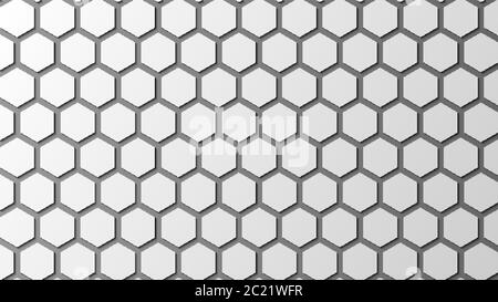 Abstract hexagon background texture, vector illustration Stock Vector