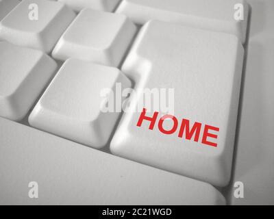 Keybord Button Home Stock Photo