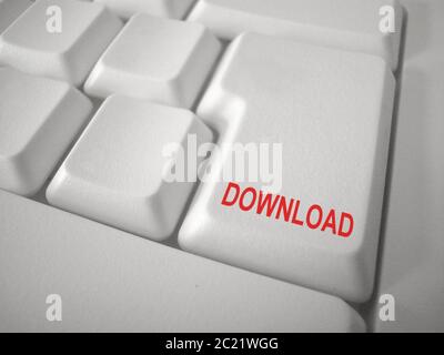 Keybord Button Download Stock Photo