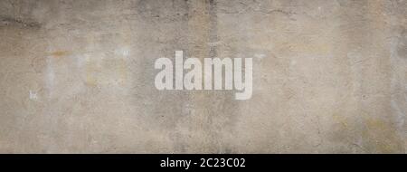 Background panorama of concrete wall surface with subtle texture and color variations, creative copy space, horizontal aspect Stock Photo
