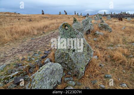 Armenian stone henge known as Zorats Karer, Armenia