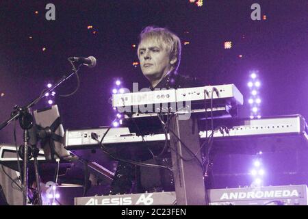 RIO DE JANEIRO, 30.04.2012: Duran Duran performs at the Citibank Hall in Rio de Janeiro (Néstor J. Beremblum / Alamy News) Stock Photo