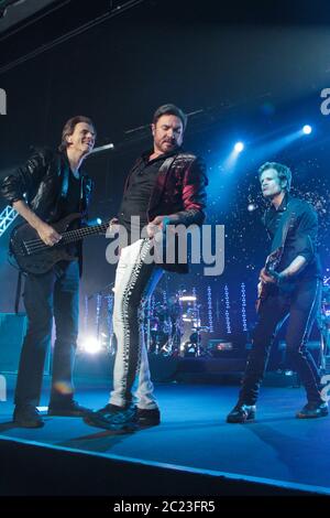 RIO DE JANEIRO, 30.04.2012: Duran Duran performs at the Citibank Hall in Rio de Janeiro (Néstor J. Beremblum / Alamy News) Stock Photo