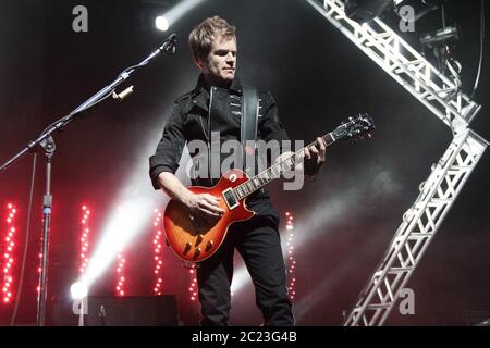 RIO DE JANEIRO, 30.04.2012: Duran Duran performs at the Citibank Hall in Rio de Janeiro (Néstor J. Beremblum / Alamy News) Stock Photo