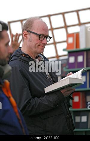 Adrian Edmondson at the 2014 Hay Festival of Literature and the Arts, Hay on Wye, Wales UK ©PRWPhotography Stock Photo