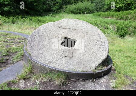 Odin Mine Crushing Circle at Castleton in Derbyshire Stock Photo