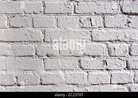 Modern white brick wall texture for background. White brick wall background in rural room, Stock Photo