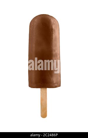 cola ice lolly, isolated on white background Stock Photo