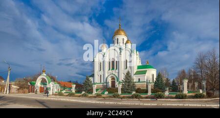 Orthodox Cathedral of the Nativity in Tiraspol, capital of self-declared republic of Transnistria. Stock Photo