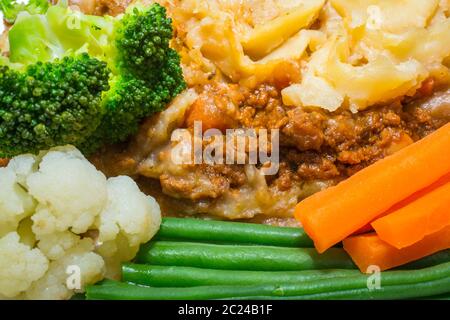 Vegetarian Quorn cottage pie Stock Photo - Alamy