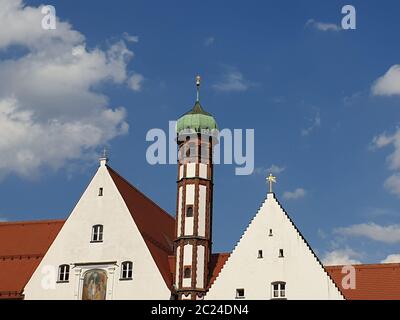 the city of landsberg am lech in bavaria Stock Photo