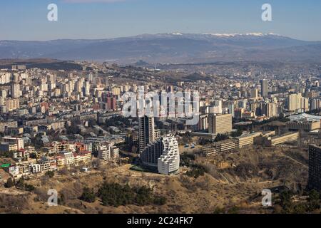 Vake Saburtalo area in Tbilisi Stock Photo