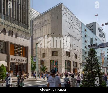 Japan, Honshu, Tokyo, Ginza, Louis Vuitton Store, 30076021 Stock Photo -  Alamy