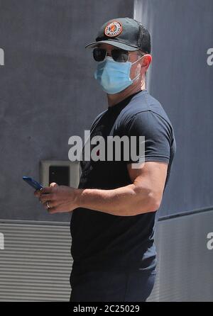 Beverly Hills, Ca. 16th June, 2020. A buff Matt Damon seen visiting his agent in Beverly Hills, California on June 16, 2020. Credit: Mpi99/Media Punch/Alamy Live News Stock Photo