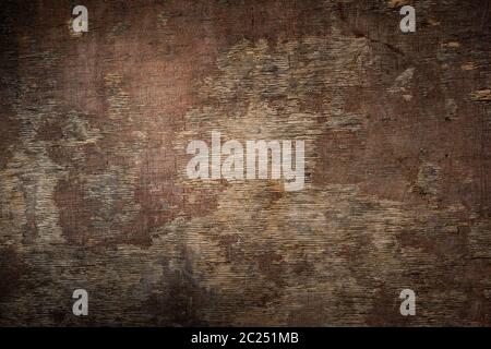 Dark Brown Wood Texture with Scratches as Background Stock Photo