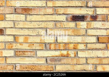 Background from a fine brown brick wall Stock Photo