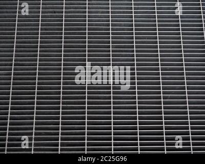 grey steel grid texture useful as a background Stock Photo