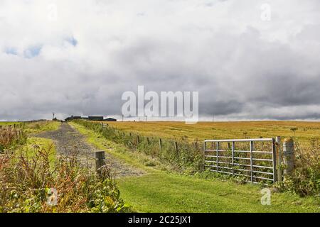 Landscape near John o'Groats area. Highlights nothern most mainland of Scotland.