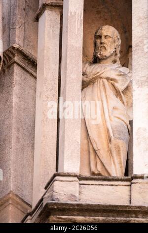statue at Cathedral Milan Italy Stock Photo