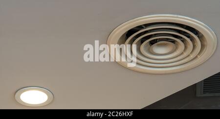 install air vent in ceiling