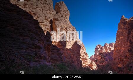 Bizzare rock formation at Essendilene, Tassili nAjjer national park, Algeria Stock Photo