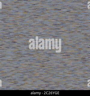 Knitted Marl Variegated Heather Texture Background. Gray Blue Tweed Blended Line Seamless Pattern. For Woolen Fabric, Cozy Winter Nordic Textile Stock Vector