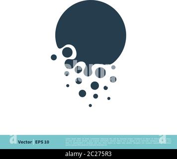 Abstract Ion Icon Vector Logo Template Illustration Design. Vector EPS 10. Stock Vector