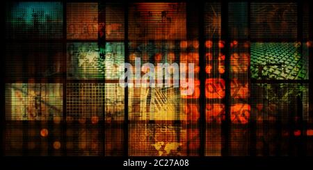 Dark Web Used for Dangerous Purposes Stock Photo