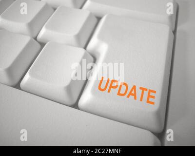 Keybord Button Update Stock Photo - Alamy