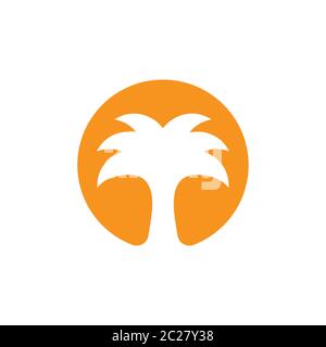 dates palm middle east logo vector Stock Vector