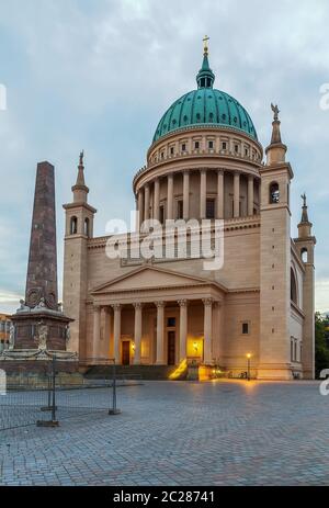 St. Nicholas Church, Potsdam, Germany Stock Photo