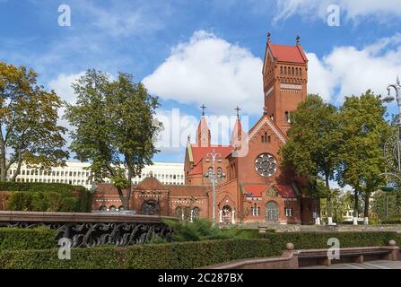 Church of Saints Simon and Helena, Minsk, Belarus Stock Photo