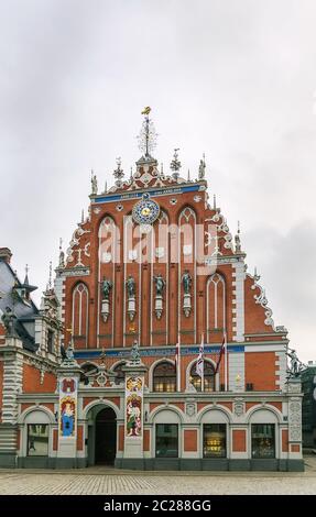 Brotherhood of Blackheads  building, Riga Stock Photo