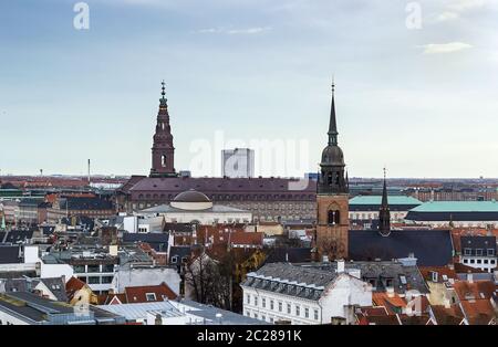 view of the Copenhagen, Denmark Stock Photo