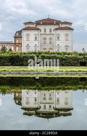 Reggia di Venaria, royal palace of Savoy family near Turin, Piedmont Stock Photo