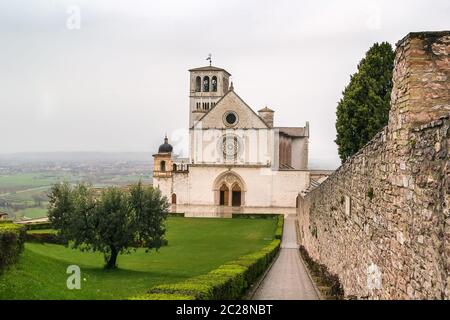 Basilica of St. Francis of Assisi, Italy Stock Photo