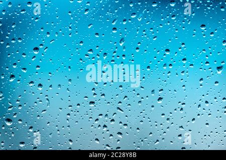 water drops on the window Stock Photo