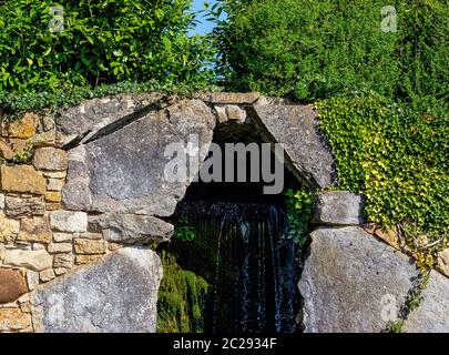 Cascade between Eleven Acre Lake and Upper Copper Bottom Stock Photo