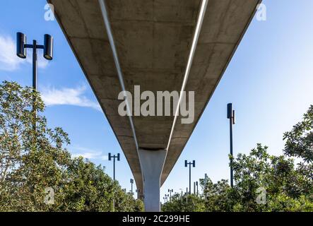 The Sydney Northwest Metro Rapidt Transit line Stock Photo