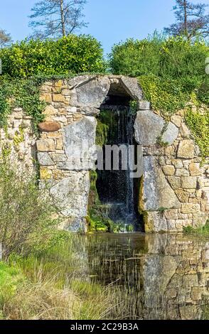 Cascade between Eleven Acre Lake and Upper Copper Bottom Stock Photo