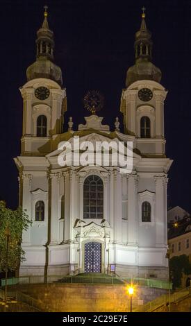 Church of St. Mary Magdalene,Karlovy Vary Stock Photo