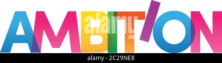 Colored rainbow text. Vector banner. Corporate concept. Gradient Text. Transparency Letters Stock Vector