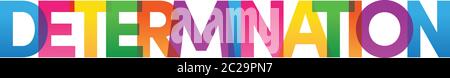 Colored rainbow text. Vector banner. Corporate concept. Gradient Text. Transparency Letters Stock Vector