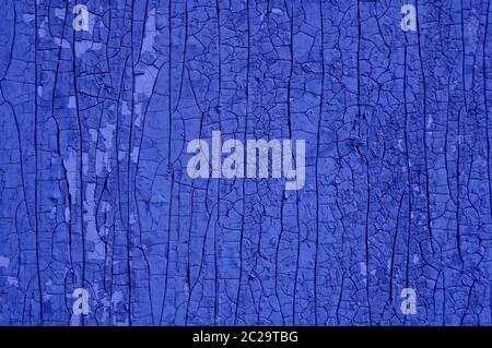 old wooden surface with cracked paint. Background Stock Photo