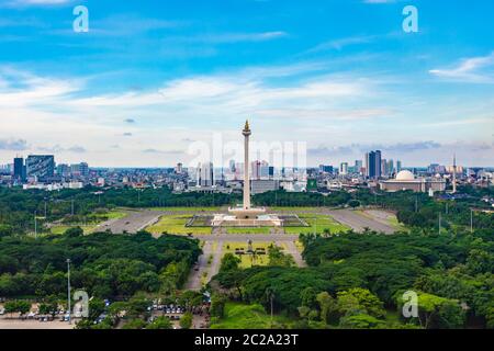 Indonesia, Asia, Jakarta, city, Tugu Selamat Datang, Square, Bundaran ...