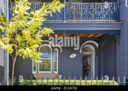 a typical terrace house in Sydney Australia Stock Photo