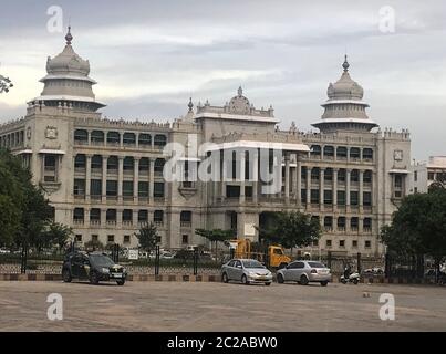 Bangalore, Karnataka/India : June 6, 2018 - Vidhana Soudha, Bangalore Stock Photo