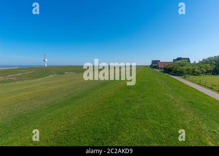 North Sea island of Neuwerk in the Wadden Sea, Federal State of Hamburg, UNESCO World Heritage, National Park Zone II, North Germany, Europe Stock Photo