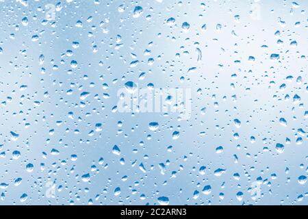 water drops on the window Stock Photo